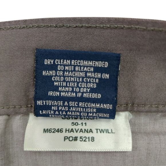 Fidelity Denim Pants Mens 33x35 Gray Flat Front Straight Leg Twill Stretch - Picture 10 of 12